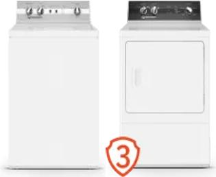 Side by Side Washer & Dryer Set